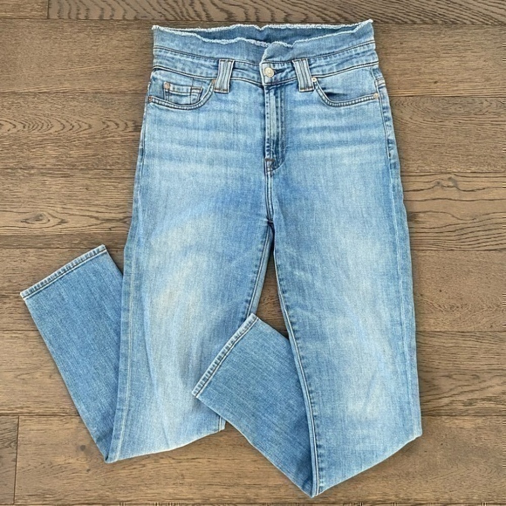 7 For All Mankind High Rise Skinny Jeans